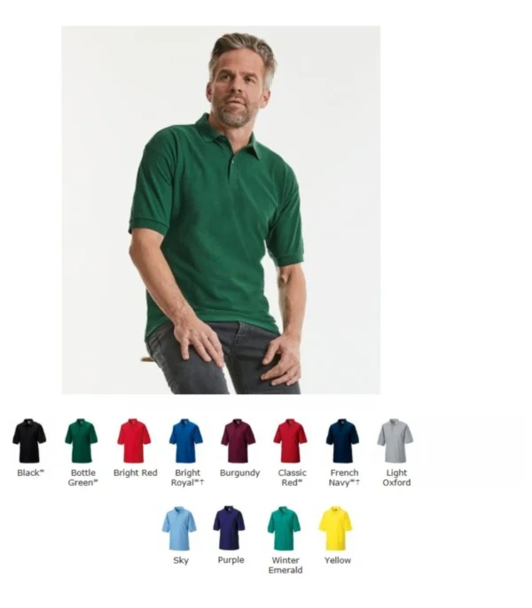 Russells 539M 65/35% poly/cotton Polo